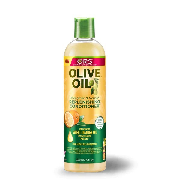 ORS Olive Oil Strengthen & Nourish Replenishing Conditioner Infused with Sweet Orange Oil (12.2 oz)